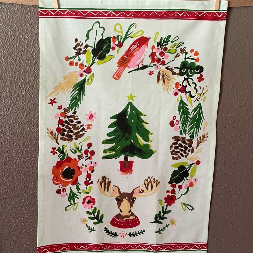 Tag Christmas Kitchen Towel - Picture 3 of 11